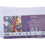 Brustro Artists Mixed Media Paper 250 GSM Size - A3, 18 Sheets