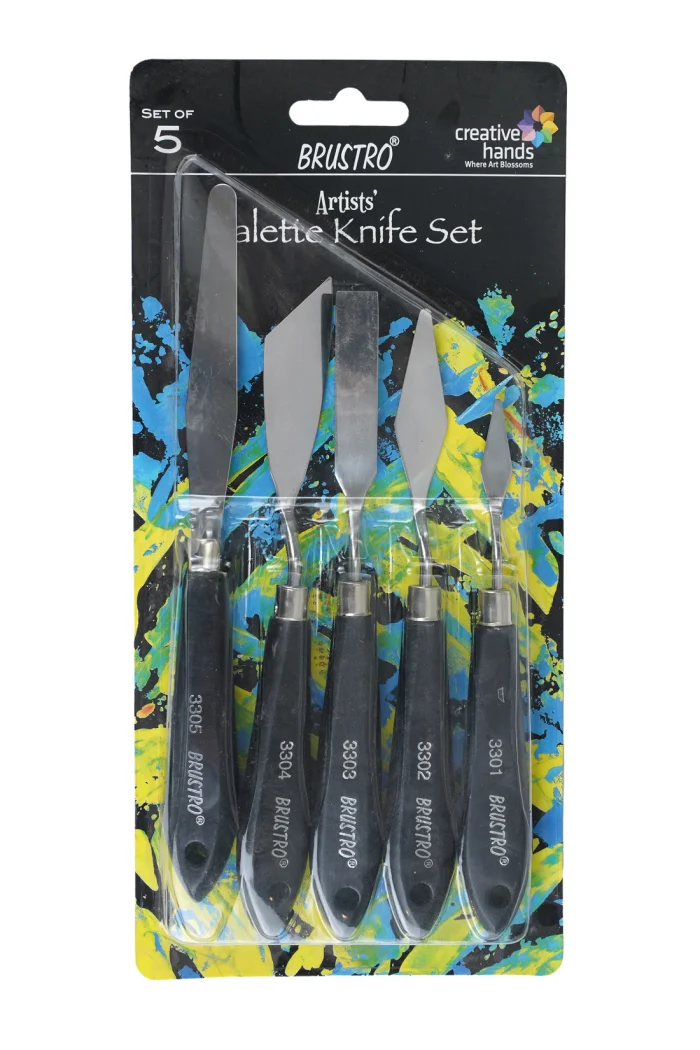 BRUSTRO Artists ’ Palette Knives (Set of 5) - Image 6