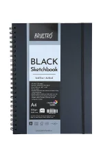 Brustro Artists Stitched Bound Sketch Book, A4 Size, 160 Pages, 110 GSM (Acid Free) - Image 7