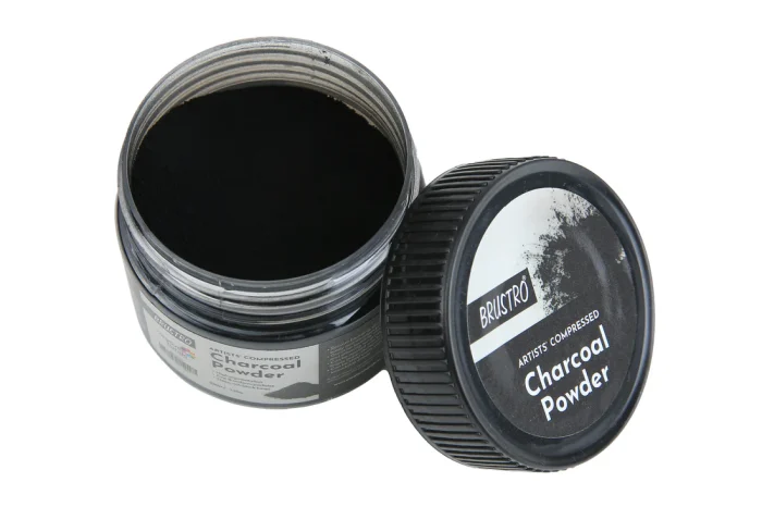 Brustro Artists' Compressed Charcoal Powder 100 ml - Image 3