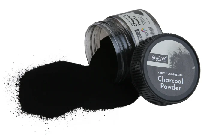 Brustro Artists' Compressed Charcoal Powder 100 ml - Image 5