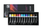 Brustro Artists Gouache Colour Set of 12 Colours X 12ML Tubes - Image 4