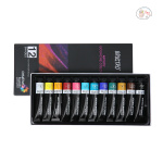 Brustro Artists Gouache Colour Set of 12 Colours X 12ML Tubes - Image 4