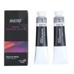 BRUSTRO Artist Gouache Titanium White 40ml (Pack of 2)