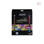 Brustro Artists' Metallic Acrylic Set of 24x12ml tubes - Image 8