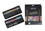 Brustro Artists' Metallic Acrylic Set of 24x12ml tubes - Image 9