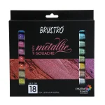 Brustro Artists' Metallic Gouache Set of 18x12ml