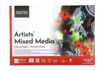 BRUSTRO Artists Mixed Media Glued Pad 250 GSM A3-20 Sheets - Image 3