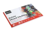 BRUSTRO Artists Mixed Media Glued Pad 250 GSM A3-20 Sheets - Image 2