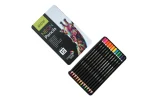 Brustro Neon Pencils Set of 12 (in Elegant tin Box) - Image 2