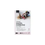Brustro Artists’ Pastel Paper Pad of 24 Sheets (160 GSM), Colour – White, Size – 3.5" X 5.5"