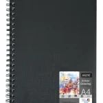 Brustro Artists Wiro Bound Sketch Book, A4 Size, 116 Pages, 160 GSM (Acid Free)