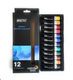 BRUSTRO Artists’ Watercolour Set of 12 Colours X 12ML Tubes - Image 4