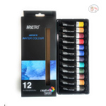 BRUSTRO Artists’ Watercolour Set of 12 Colours X 12ML Tubes