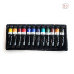 BRUSTRO Artists’ Watercolour Set of 12 Colours X 12ML Tubes - Image 5