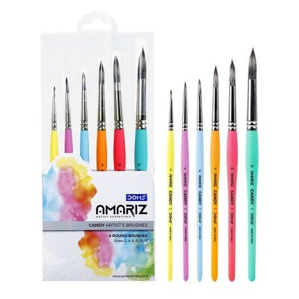 Amariz By DOMS Candy Artist’s Brush Set of 6