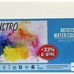 Brustro Artists Watercolour Paper, 300 GSM, A5-25% Cotton, Cold Pressed, 18 + 6 Sheets Free
