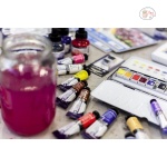 Daler Rowney Aquafine Gouache Paint Starter - Set of 6 (15ml) - Image 5