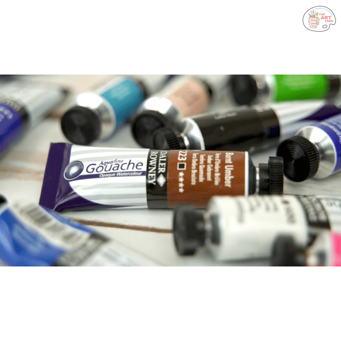 Daler Rowney Aquafine Gouache Paint Starter - Set of 6 (15ml) - Image 3