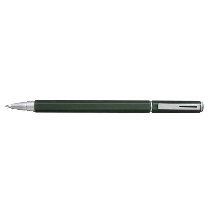Pentel Energel Hexagonal 0.7 MM Metal Body Gel Roller Pen (Green Body) - Image 2