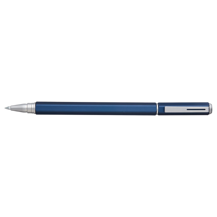 Pentel Energel Hexagonal 0.5 MM Metal Body Gel Roller Pen (Blue Body) - Image 2
