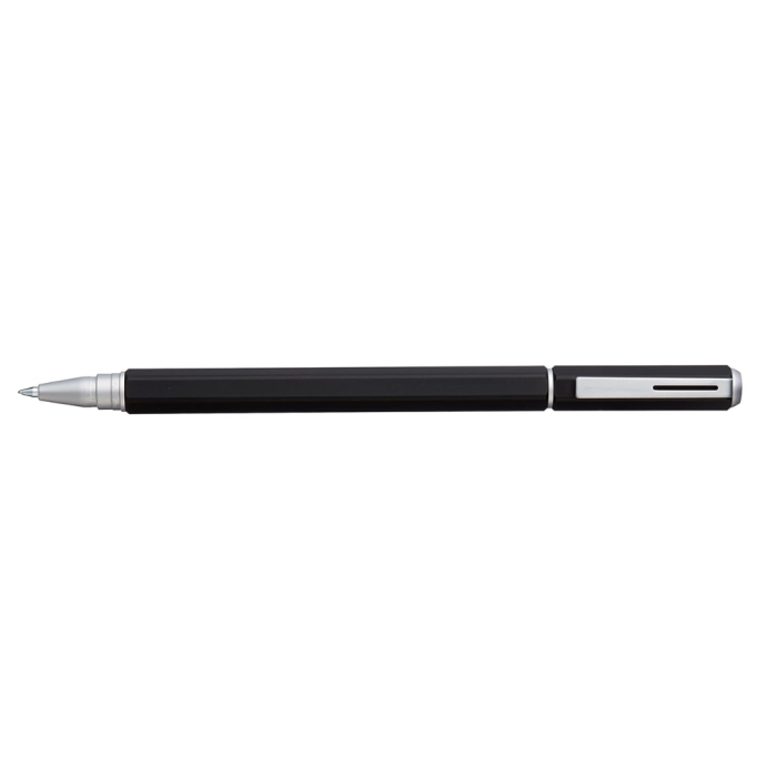 Pentel Energel Hexagonal 0.5 MM Metal Body Gel Roller Pen (Black Body) - Image 2