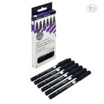 Daler Rowney Simply Black Fineliners Set of 6 - Image 3
