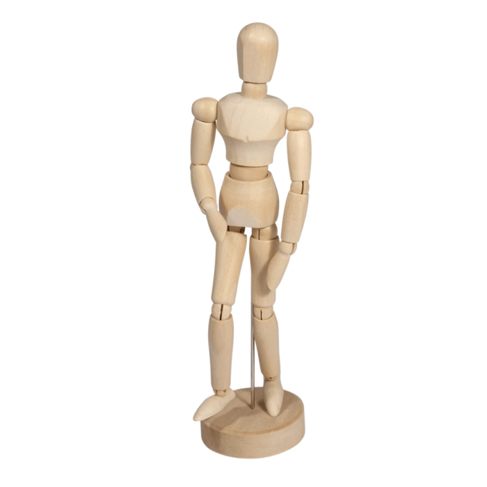 Daler Rowney Simply Wooden Manikin Figure - Image 3