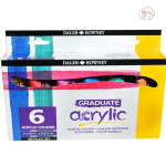 Daler Rowney Graduate Acrylic Metallic Colors Set of 6x75ML