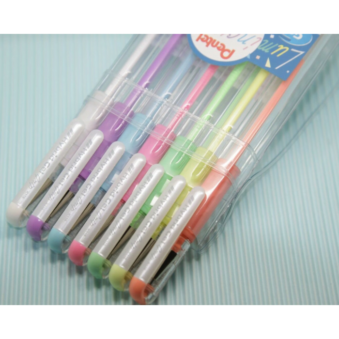 Pentel Hybrid Gel Grip Pastel Gel Ink Roller Pen 0.8mm - Image 2