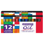 Daler-Rowney Graduate Oil Colour Paint Metal Tube Set (12x22ml)
