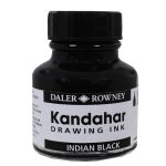 Daler Rowney Kandahar Drawing Ink (28ml, Indian Black)