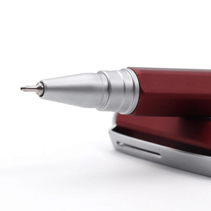 Pentel Energel Hexagonal 0.7 MM Metal Body Gel Roller Pen (Brown Body) - Image 4