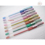 Pental Hybrid Gel Grip Metallic Gel Roller Pen  0.8 MM - Image 2