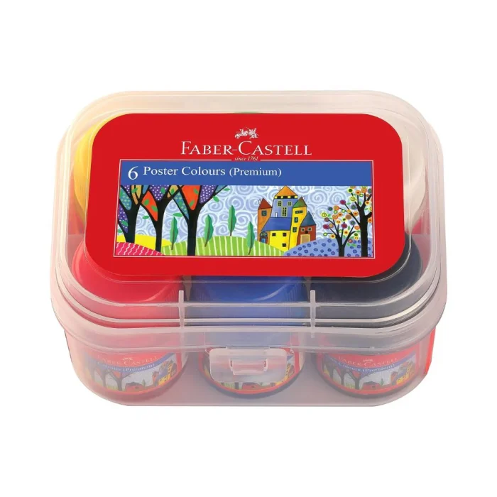 FABER CASTELL, Poster Colour - PREMIUM | Set of 6. - Image 3