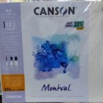 CANSON MONTVAL A4 300GSM 12 SHEETS