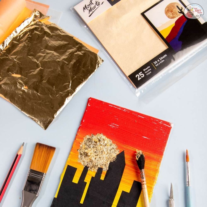 MONT MARTEImitation Gold Leaf Signature 14cm x 14cm (5.5in) 25 Sheets - Image 11