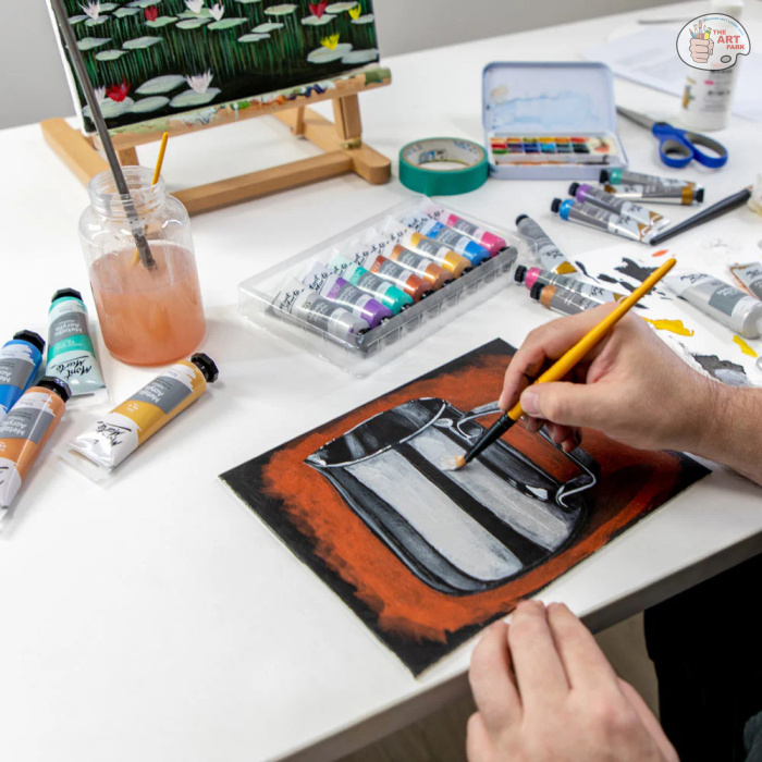 MONT MARTE Metallic Acrylic Colour Paint Set Signature 12pc x 36ml (1.2 US fl.oz) - Image 6