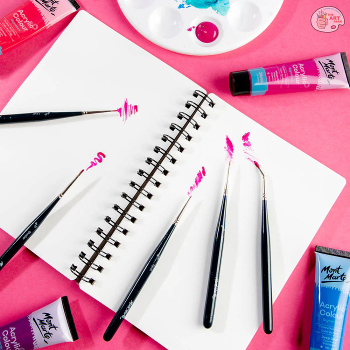 MONT MARTE Mini Detail Brushes Signature 5pc - Image 4