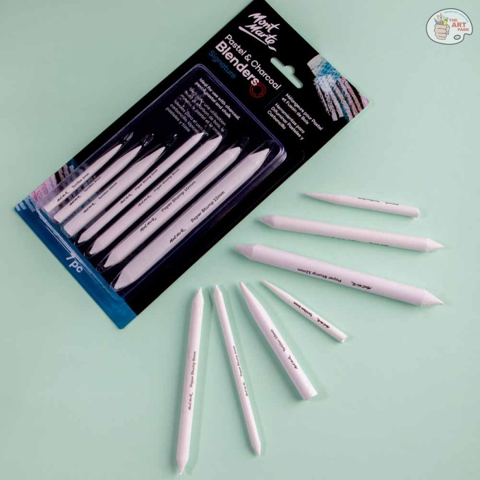 MONT MARTE Pastel & Charcoal Blenders Signature 7pc - Image 3
