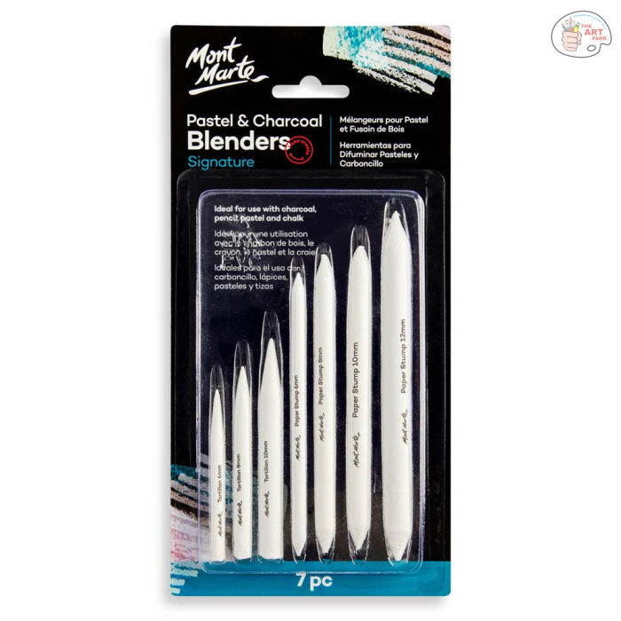 MONT MARTE Pastel & Charcoal Blenders Signature 7pc - Image 4