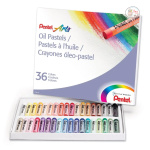 PENTEL ARTS OIL PASTEL SET - 36 ASSORTED COLOURS - Image 4