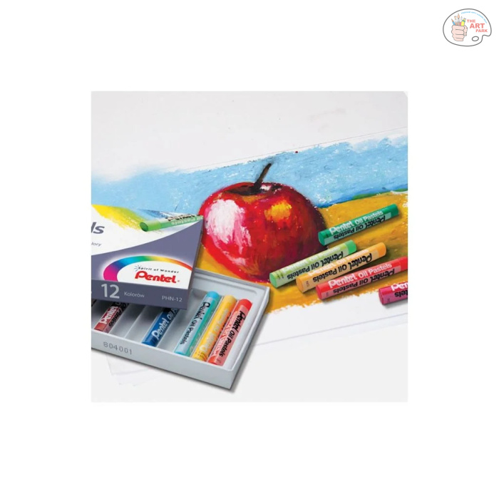 PENTEL ARTS OIL PASTEL SET - 16 ASSORTED COLOURS - Image 4
