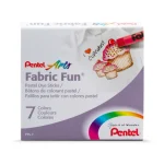 PENTEL ART Fabric Fun Pastel Dye Sticks, Set of 7