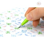 PENTEL SIGN PEN FUDE BRUSH TIP SET OF 12 COOL COLOUR - Image 3