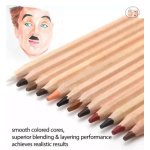 WORISON SKIN COLOUR PENCILS SET OF 12 - Image 3