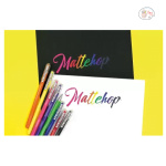 PENTEL MATTEHOP K110-V 1.0 Ideal For Diy Art & Decorative Roller Ball Pen  (Pack of 8, Multicolor) - Image 3