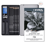 LYRA Rembrandt Graphite Set 11 Pcs Metal Box (L2051111) - Image 2