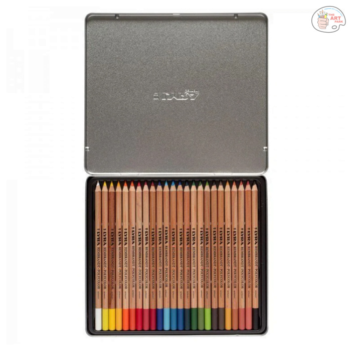 LYRA Rembrandt Artists Polycolor Pencils Set of 24 in Metal Box (L2001240) - Image 2