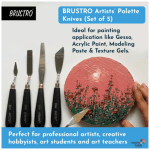 BRUSTRO Artists’ Palette Knife (Set of 5) - Image 8